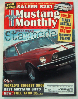 MUSTANG MONTHLY 1996 DEC - S281 PACE CAR, 429CJ MACH